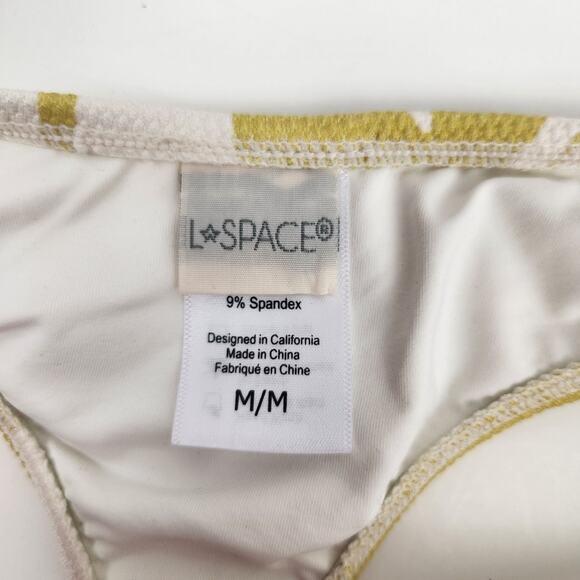 L*Space Rylee Bikini Bottom Itsy Cut in Havana Blooms Green Size Medium - Picture 5 of 6